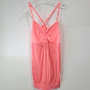 Beyond Yoga workout top - Coral